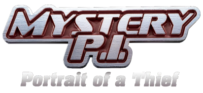 Mystery P.I. Portrait of a Thief title screen for Nintendo DS
